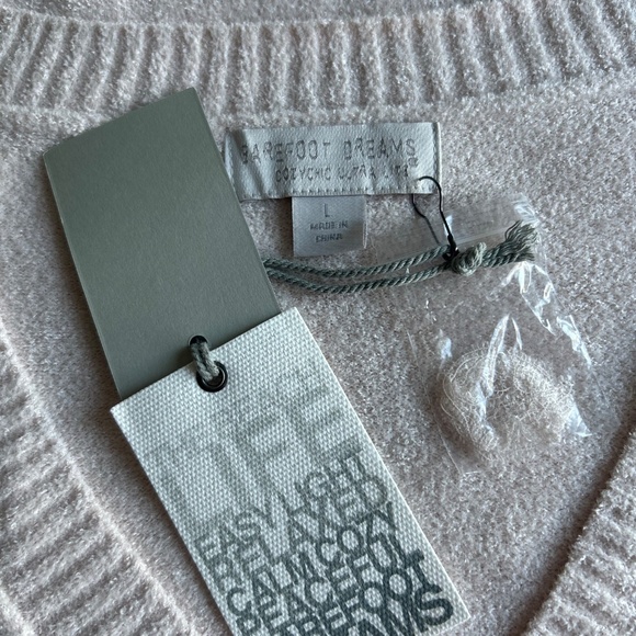 New Barefoot Dreams Light Pink Nylon Viscose High Low Tunic size L - Picture 13 of 14